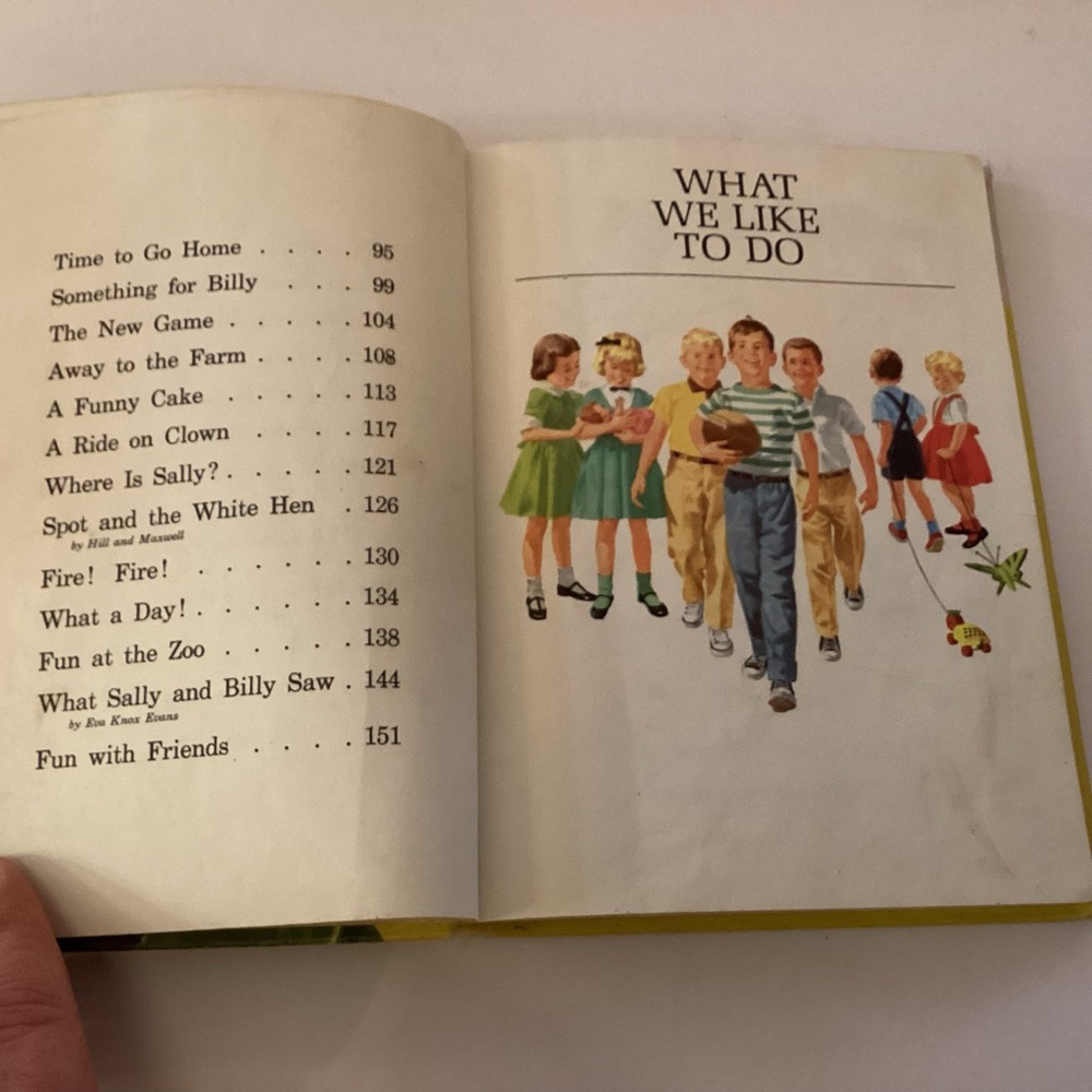Vintage 1962 Dick and Jane the new basic reader Fun with our friends - Picture 6 of 14